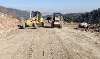 TÜRKOĞLU-DÜZİÇİ BAĞLANTI YOLU GENİŞLETİLİYOR