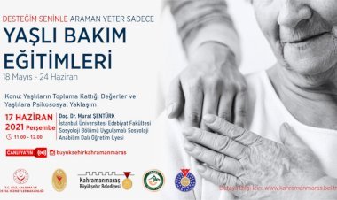Doç. Dr. Şentürk’le “Yaşlıların Topluma Kattığı Değerler”