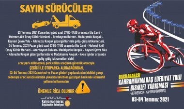 Uluslararası Yarış Öncesi Parklanma Uyarısı!