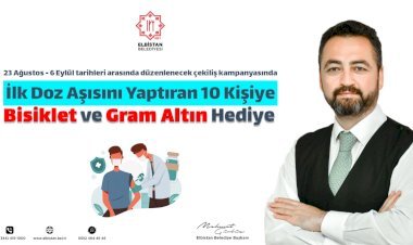 Birinci Doz Aşısını Yaptırana Altın Ve Bisiklet Hediyesi