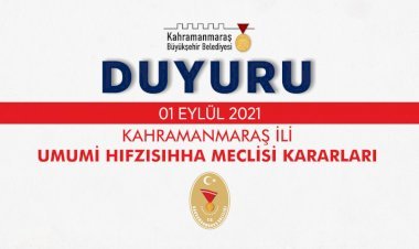 İl Umumi Hıfzıssıhha Meclis Kararı