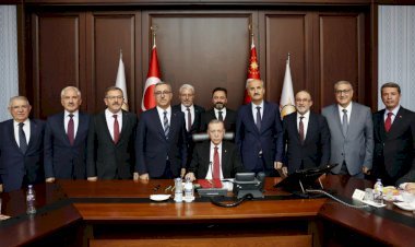 Cumhurbaşkanı Erdoğan, Kahramanmaraş Heyetini Kabul Etti