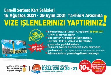 Serbest Kart’ta Vize Yenilemeleri Başlıyor!