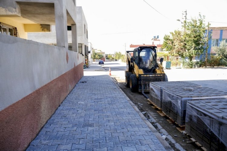 Dulkadiroğlu’nda Parke  Ekiplerinin  Yoğun  Çalışması  Sürüyor