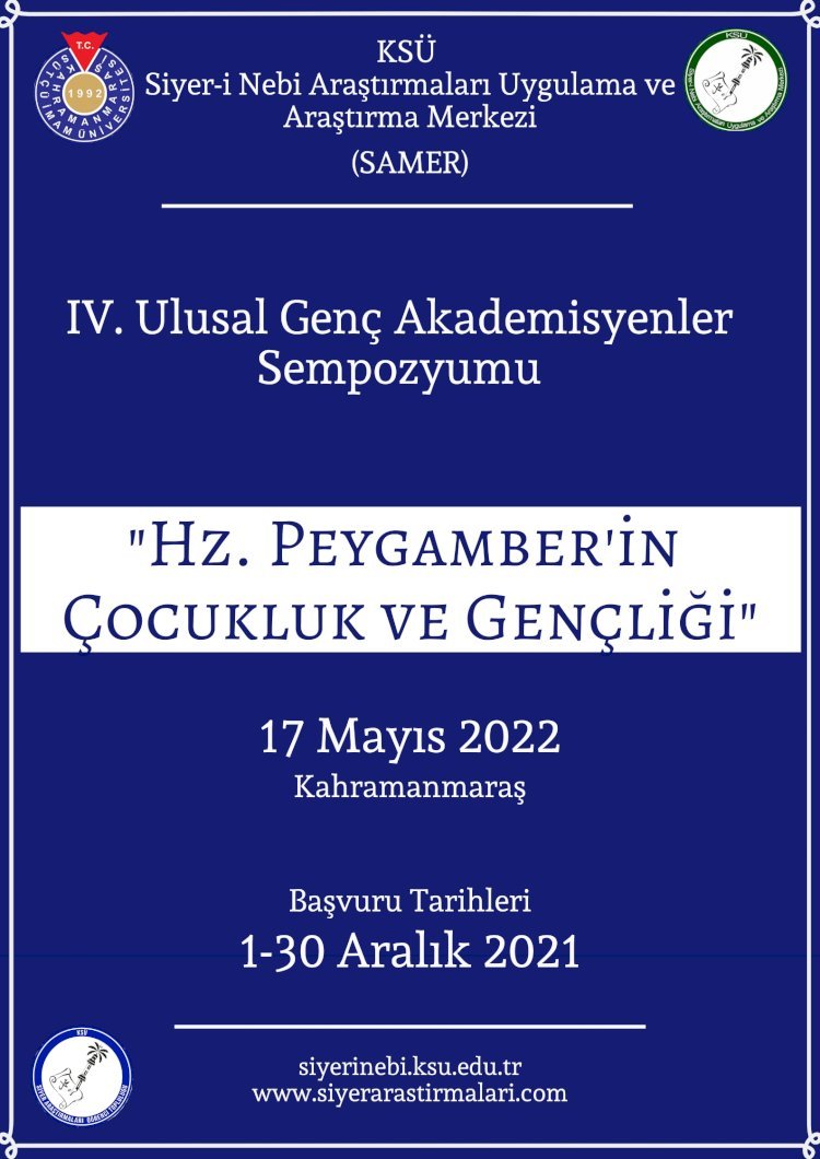 IV. Ulusal Genç Akademisyenler Sempozyumu 