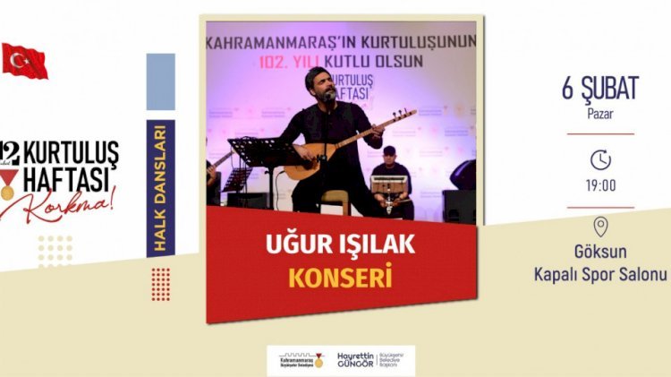 Göksun’da Halk Oyunları Gösterileri ve Işılak Konseri