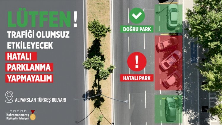 Binevler Bölgesinde Yatay Parklanmaya Dikkat!