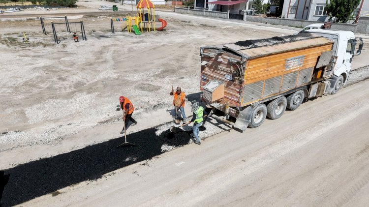 KASKİ, Elbistan’da da Asfalt Mesaisini Sürdürüyor